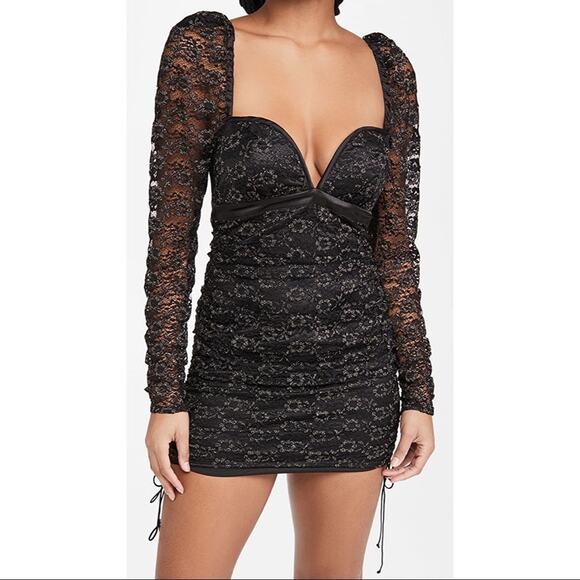 For Love & Lemons Free People Lace Mini Dress - Picture 3 of 16